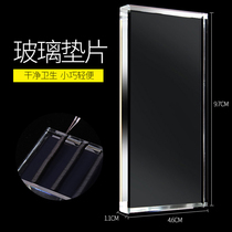 Two-in-one glue crystal table glass gasket for grafting eyelash length discrimination appliance