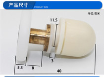 Old-fashioned shower room pulley curved bathroom glass sliding door sliding door roller single wheel upper wheel bath screen hardware accessories