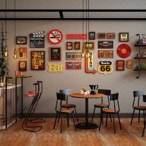 Retro Industrial Wind Wall Pendant Decoration Creative Bar Hotel Wall Wall Decoration Music Restaurant Storefront Arrangement