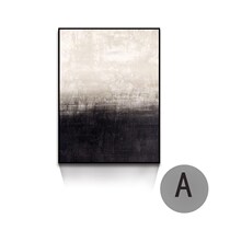 New model room modern simple dining room living room abstract porch art hanging painting new Chinese black and white line decoration