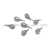 Quick lu ya inverted fishing sinker inverted sinker water drop 1 7 3 5 5 7 10 14 21 grams