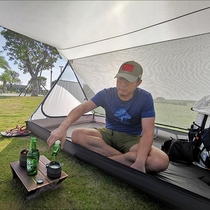 Sanfeng mesh anti-mosquito landscape tent 2 people 4 people Outdoor Camping Fishing super light speed tent can be equipped with canopy