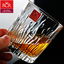 Italian Import RCR Crystal Glass Water Cup Foreign Wine Glass Juice Milk Cup Beer Mug Whisk Cups