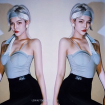 LOYAL 018 Latin dance womens new harness blouses multicolored optional daily practice Dancing with your own chest cushion