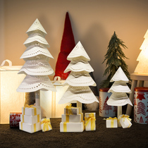 Christmas decorations white Christmas tree ornaments shopping malls use scenes to decorate winter windows decorative props