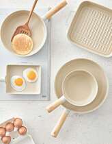 Korean straight hair FIKA cooking utensils Induction cooker Wok soup pot for open flame 6 kinds of ceramic coated non-stick pan