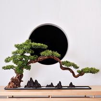 New Chinese Style Shop Opening Simulation Greet Guests Pine Pendulum Pieces Hotel Office Creative Modern Desktop Decorations Furnishing