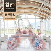 Licheng travel wedding Sanya Shanhaitian JW Marriott Hotel Church Auditorium Wedding site layout planning All-inclusive