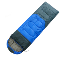 Outdoor thickened warm sleeping bag camping winter adult indoor single double adult travel envelope cotton sleeping bag
