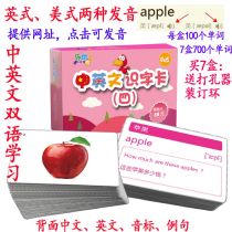 Le You Right Brain Chinese English Bilingual English Word Vocabulary Card Learning Memory Baby Toddler Primary School Junior High School