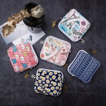 Sanitary napkin storage bag cute portable girl heart put aunts bag menstruation portable menstrual period small bag