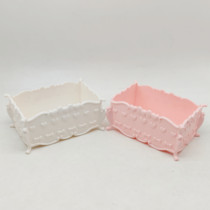 Hamster Golden Silk Bear Toilet Bathroom Urine Sand Basin Princess Girl Cute Wind Pink white