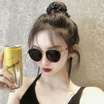 Sunglasses 2021 New wave womens round face large face with thin net red Tongan polarized sunglasses female anti-UV rays