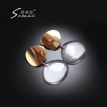 sumni Samini 2019 Winter new trend fashion irregular exaggerated sequin water drops earrings earrings female