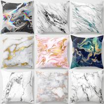Geometricic Pillow Marble Texture Throw Pillow Case for Home