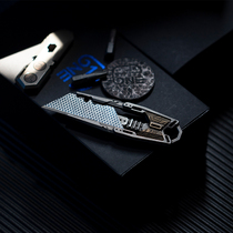 Little girl ONE Sentry TC21 titanium alloy utility knife Wallpaper knife One-piece out of the box knife portable tool EDC