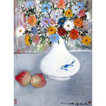 The famous national painter Yuan Ye ( Bottled Flower ) The Legendary Classic Palace Book Limited Edition Picture
