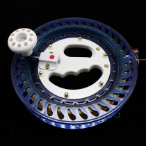 ABS crystal wheel multifunction sea fishing hand grip disc wire wheel handlebar wire wheel kite wheel winding wheel fishing wheel with fish wire