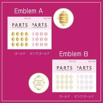 Japan sha-nail mini-slim retro Eurostyle English trademark bronzed silver medecine sticker PARTS