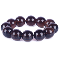 97 91g 18mm Dream vitreous smoke crystal Large size Round bead Bracelet