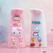 Cartoon cute children automatic lotion foam induction washing mobile phone smart antibacterial hand sanitizer soap dispenser