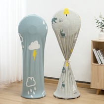 Electric fan dust cover household floor-standing round electric fan cover cover full vertical sleeve storage bag