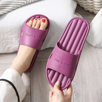 Slippers housewife indoor home summer couple soft sole leisure hotel bathroom anti-slippers