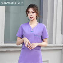 Hand washing clothes Surgical clothes Womens operating room overalls Short sleeve doctor clothes Long sleeve dental oral elastic brush hand clothes
