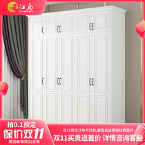 Simple European bedroom to the top large wardrobe master bedroom multifunctional European four-door modern minimalist large-capacity oversized quilt cabinet