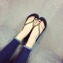 Hong Kong Tide 2022 new Han version of the human slippers slip slip and slippers sandy beach shoes and cool drag