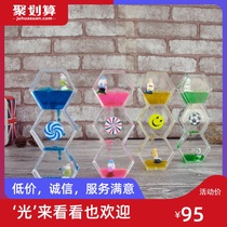 Mitsubishi Animal Floating Oil Drops Hourglass June 1 Childrens Day Decoration Gift Crafts New Strange Ornaments