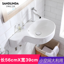 Small apartment type Mini wall-mounted washbasin washbasin Corner corner basin Bathroom Balcony basin Simple sink