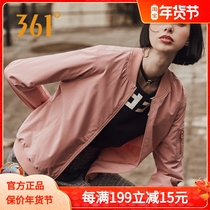 361 Degree Sports windbreaker womens coat jacket autumn new short coat trend retro classic womens singleton jacket