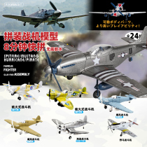 Pambest World War II Aircraft Fighter Pirate Assembled Model Three-dimensional Fighter to assemble 4D model