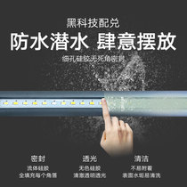 Ji Yin knife front fish cylinder lamp lighting LED lamp waterproof diving tube grass cylinder landscape lamp holder lamp holder lamp holder