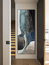 Modern light extravaganza Decorative Painting Vertical version Abstract oil painting hanging painting corridor gangway frescoed staircase strip Nordic painting