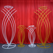 2018 New wedding props wrought iron Mermaid Road table flower Flower wedding table flower decoration decoration ornaments