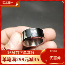 Rectangular diamond ring mens style ring card gemstone mens boutique old ring antiques old objects collectibles