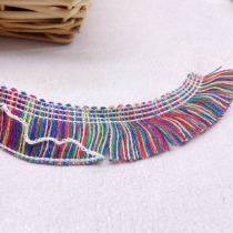 Colorful National tassel lace material handmade DIY decorative accessories color line material border 5 meters