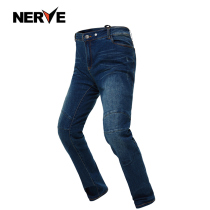 NERVE motorcycle riding jeans men and women locomotive racing pants off-road pull pants against four winter