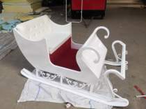 Reindeer dog pull sledge car can be customized Christmas ornaments sled car factory direct sales YLXQC-005