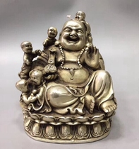 Pure copper five sons Dengke Maitreya Buddha ornaments