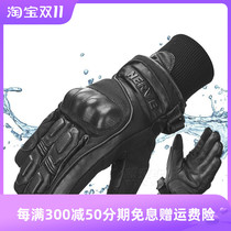 German NERVE motorcycle leather riding gloves locomotive warm waterproof windproof and fall knight cowhide mens spring and summer