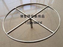 Custom Buddhist Supplies manufacturer Buddha Tang Embroidery A Mi Pau Gai Shelf Treasure Cover Banner Hanging with Wind Longmen