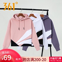 361 sports sweater womens spring and autumn long-sleeved round neck Korean version loose pullover 361 degrees womens coat top tide