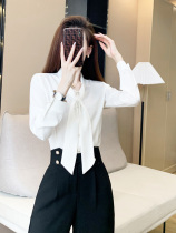 Small fragrant wind shirt pants suit two sets spring 2022 new net red stylish temperament positive dress womens professional dress