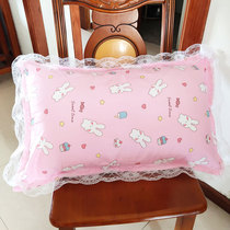 Cotton Pillow Case Washing Cotton Adult Pillow Case Student Single Cartoon Pillow 48x74cm Girl Heart ins