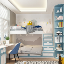 Piano House-wide Customized Children's Room Getting Duty Bunk bed On the bedroom Children's Room Holistic wardrobe bed