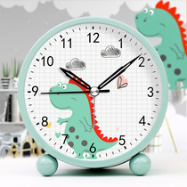 Alarm clock Student bedroom mute bedside luminous Nordic simple super loud sound Childrens cartoon cute small alarm clock