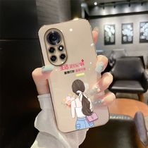 Huawei nova8 mobile phone shell ANG-AN00 female section tl10 Jane about nove protective sleeve nvoa net red new aloo full bag anti-fall tloo electroplating caz-a